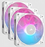 ��� ����� �������� + ��� iCUE LINK RX120 RGB 120mm PWM Fan Triple Starter Kit - White