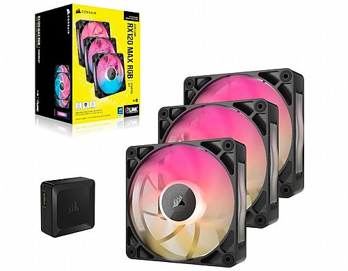 �������� ����� CORSAIR iCUE Link RX120 MAX RGB 3X120mm PWM Thick Fans