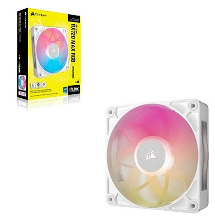 ������ ����� Corsair iCUE LINK RX120 MAX RGB 120mm Fan White