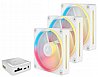 3 �������� ����� 12 �''� Corsair iCUE LINK LX120-R RGB ���� ���