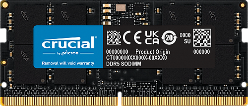 ������ ����� ���� Crucial SODIMM 16GB DDR5 4800Mhz CL40