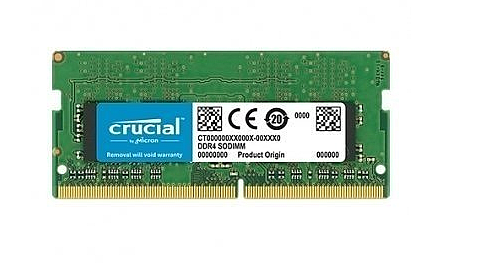 ������ ����� ����� ���� Crucial 16GB DDR4 3200Mhz SODIMM CT16G4SFRA32A CT16G4SFD832A