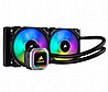 קירור נוזלי למעבד חברת Corsair דגם Hydro Series™ H100i RGB PLATINUM 240mm CW-9060039-WW