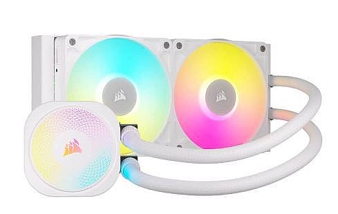 ����� ����� ����� Corsair iCUE LINK TITAN 240 RX RGB AIO Liquid CPU Cooler White ���� ���