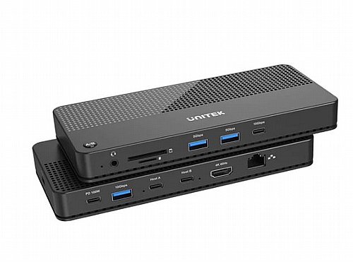 ���� ����� ���� UNITEK ��� D1077A 4K ������ USB-C �� KVM �����