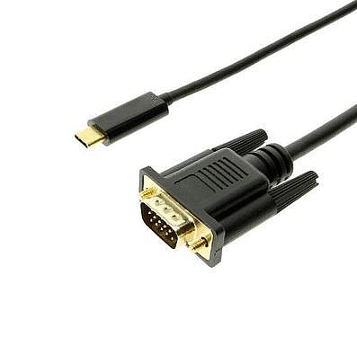 ��� Protec DM-144 Type C Male to VGA Male Cable 1.8m