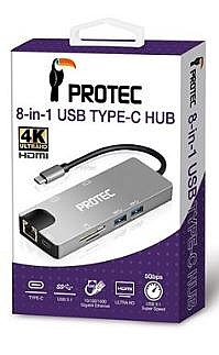 ���� ����� ���� Unitek ��� USB3.1 Type-C/VGA/HDMI/2xUSB3/LAN/Card Reader DM185