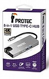 ���� ����� ���� Unitek ��� USB3.1 Type-C/VGA/HDMI/2xUSB3/LAN/Card Reader DM185