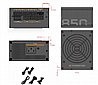ספק כוח מודולרי חברת ACER דגם Predator GX850 80 Plus Gold Fully Modular SFX power supply - PCIe 5.0 ATX 3.0 850W