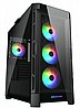 מארז מחשב ללא ספק Cougar DUOFACE PRO RGB Mid Tower - צבע שחור
