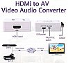 מתאם Gold Touch מחיבור HDMI לחיבור RCA דגם E-HDMI-AV