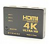 מתג 4K HDMI עם 3 כניסות ליציאה אחת עם שלט אלחוטי - Gold Touch דגם E-HDMI-SW-4K-3