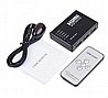 מתג 5 כניסות HDMI ליציאה אחת עם שלט אלחוטי - Gold Touch E-HDMI-SW-5