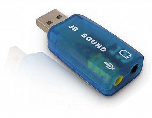 ����� ��� ������ Gold Touch USB 2.0 Sound Adapter With Microphone E-USB-51