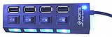 ���� USB 2.0 �� ��� �� 4 ������ Gold Touch 4-Port Hub E-USB2-HUB4A