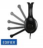 אוזניות למחשב עם מיקרופון Edifier K800 USB בצבע שחור