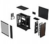 מארז חברת Fractal Design דגם Fractal Design North XL Chalk Black TG Clear 3X140mm Fans Full Tower צבע שחור