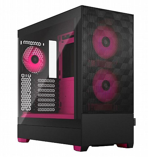 ���� ���� Fractal Design ��� Pop Air RGB Magenta Core Tempered Glass Clear Tint ��� ���� ����