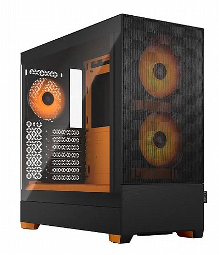 ���� ���� Fractal Design ��� Pop Air RGB Orange Core TG Clear Tint ��� ����
