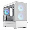 מארז חברת Fractal Design דגם Pop Mini Air RGB White TG Clear Tint צבע לבן