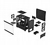 מארז חברת Fractal Design דגם Pop Mini Air RGB Black TG Clear Tint צבע שחור