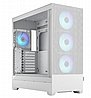 מארז חברת Fractal Design דגם Pop XL Air RGB White TG Clear Tint צבע לבן