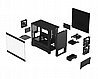 מארז חברת Fractal Design דגם Pop Mini Silent Black TG Clear Tint צבע שחור