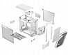 מארז חברת Fractal Design דגם Torrent Nano RGB White TG Clear Tint צבע לבן