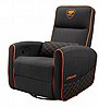 כורסת גיימינג COUGAR FIDOM Gray Orange Gaming Sofa צבע שחור כתום
