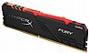 זיכרון למחשב חברת Kingstom דגם HyperX FURY RGB 8GB DDR4 3200MHz CL16