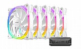 ������ Antec Pack 5 x White Fusion 120 ARGB fan + Cont
