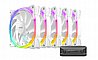 מאוורר Antec Pack 5 x White Fusion 120 ARGB fan + Cont