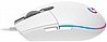 עכבר גיימרים חוטי Logitech G102 Lightsync צבע לבן