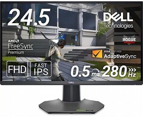 ��� ������� ���� DELL ��� G2524H 24.5" FHD 280Hz 0.5Ms IPS HDMI DP Feesync