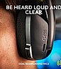 אוזניות גיימינג אלחוטיות Logitech G435 LightSpeed - צבע שחור
