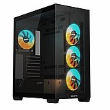 ���� GIGABYTE C500 PANORAMIC STEALTH Mid-Tower4X120mm ARGB Fans