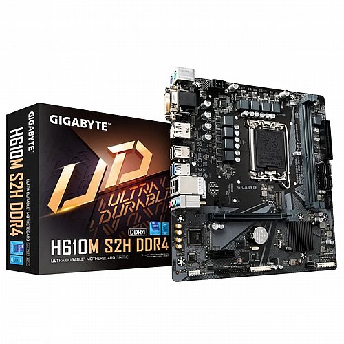 ��� �� ���� Gigabyte H610M S2H DDR4 LGA1700 DP HDMI VGA DVI