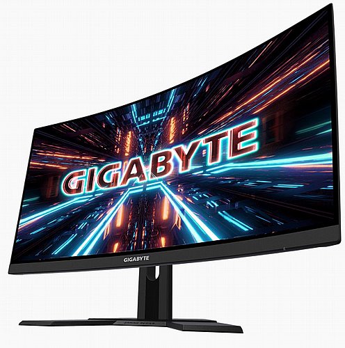 ��� ���� ���� Gigabyte G27QC 27" 165Hz 2K VA Curved 1ms QHD Speakers HDMIX2 DP