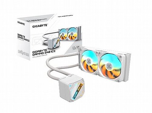 ����� ����� ���� Gigabyte Gaming 240 ICE 2XARGB 120MM Fan White