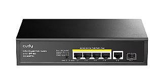 ��� �� ����� CUDY GS1005PTS1 5PORT 1GB POE 1XSFP total 120W