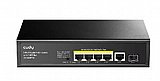 ��� �� ����� CUDY GS1005PTS1 5PORT 1GB POE 1XSFP total 120W