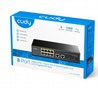 מתג לא מנוהל Cudy 8-GbE PoE+ Switch עם 2 חיבורי Uplink GbE ו2- Uplink SFP-הספק 120W