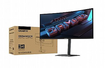 ��� ���� Gigabyte GS34WQCA 34 WQHD VA 1Ms 120Hz HDR10 Curved Vesa100