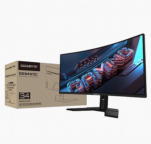 ��� ������� ���� Gigabyte ��� GS34WQC WQHD VA 135Hz 1Ms Curved HDR Ready