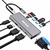 תחנת עגינה תומכת שלושה מסכים חברת Gold Touch דגם SU-C20 3XUSB3.0/USB2.0/SD+MICRO READER/2XHDMI/VGA/GIGABIT LAN/Type-C PD
