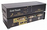���� KVM ��� 2 ������ DVI �� ������ USB ������ Gold Touch KVM-DVI-2