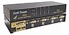 בורר KVM בעל 4 יציאות DVI עם חיבורי USB וסאונד Gold Touch KVM-DVI-4