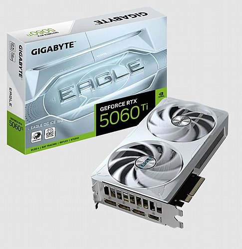 ����� ��� Gigabyte GeForce RTX5060 TI EAGLE OC ICE 16GB 