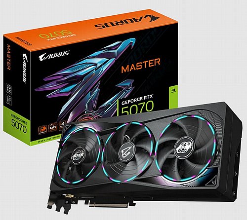 ����� ��� ���� Gigabyte AORUS GeForce RTX5070 MASTER 12G