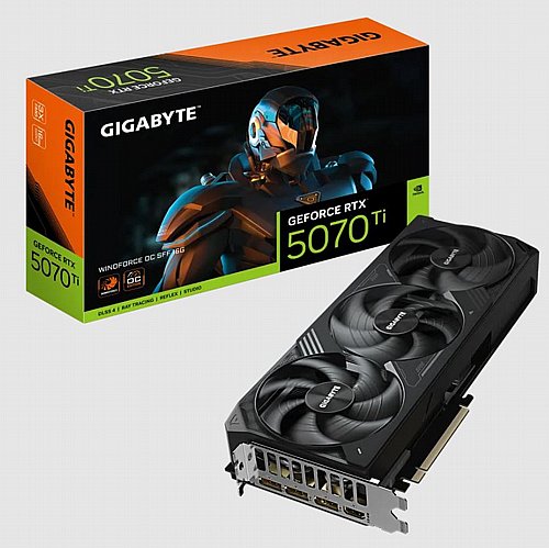 ����� ��� Gigabyte GeForce RTX5070Ti WINDFORCE OC 16GB GDDR7 OC